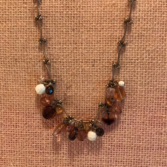Multi beaded necklace - Picture 2 of 4